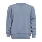 CC Heart Oversize Sweatshirt - Organic Cotton S Dusty Blue