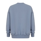 CC Heart Oversize Sweatshirt - Organic Cotton L Dusty Blue