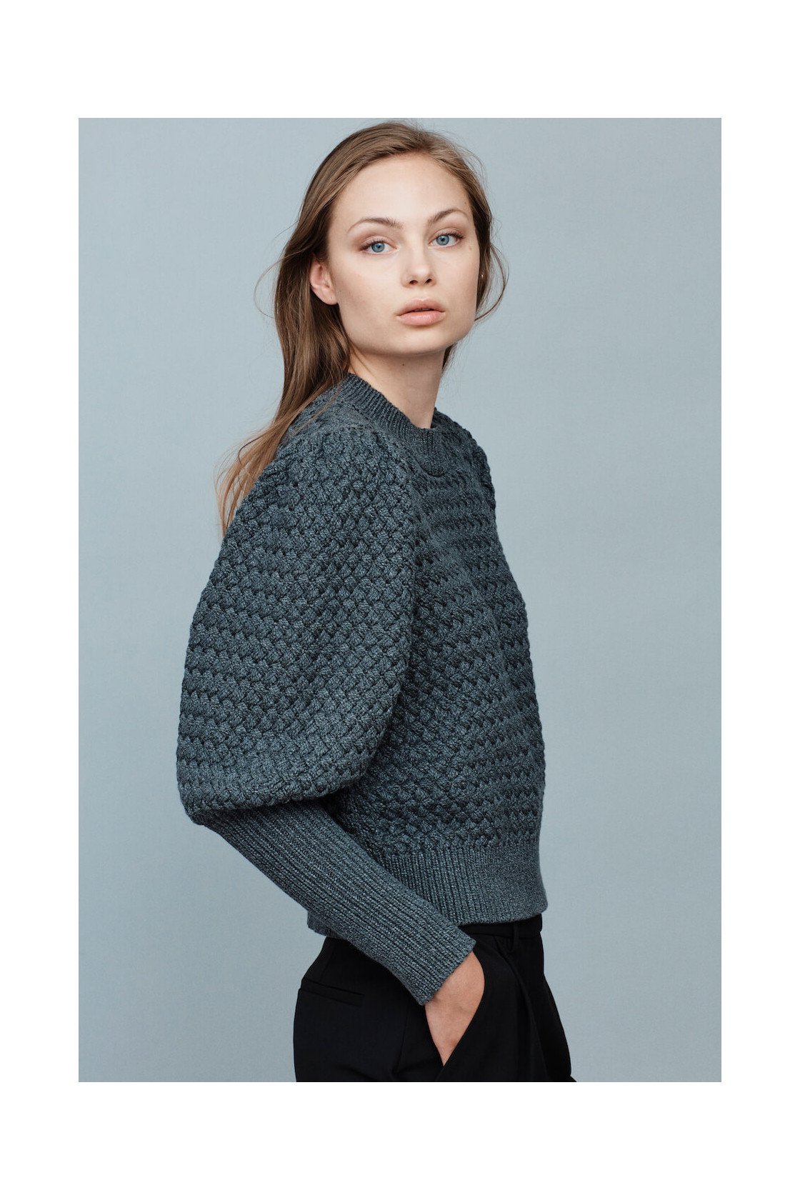 Flora Sweater 40 Antracit