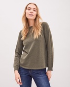 Anna Roundneck Sweater XS Mörkgrön