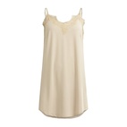 CC Heart Lace Slip Dress M Nude