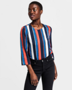 Preppy Stripe Relaxed Top 34 Marin