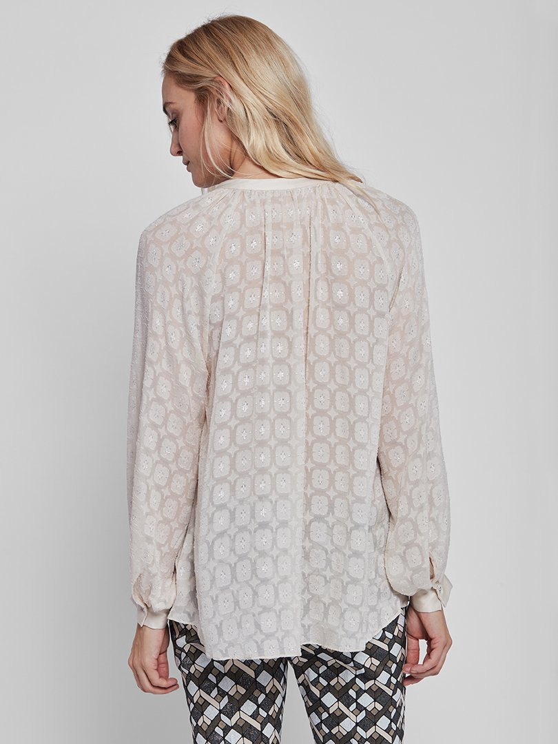Annsofie Shirt 40 Pearled Ivory