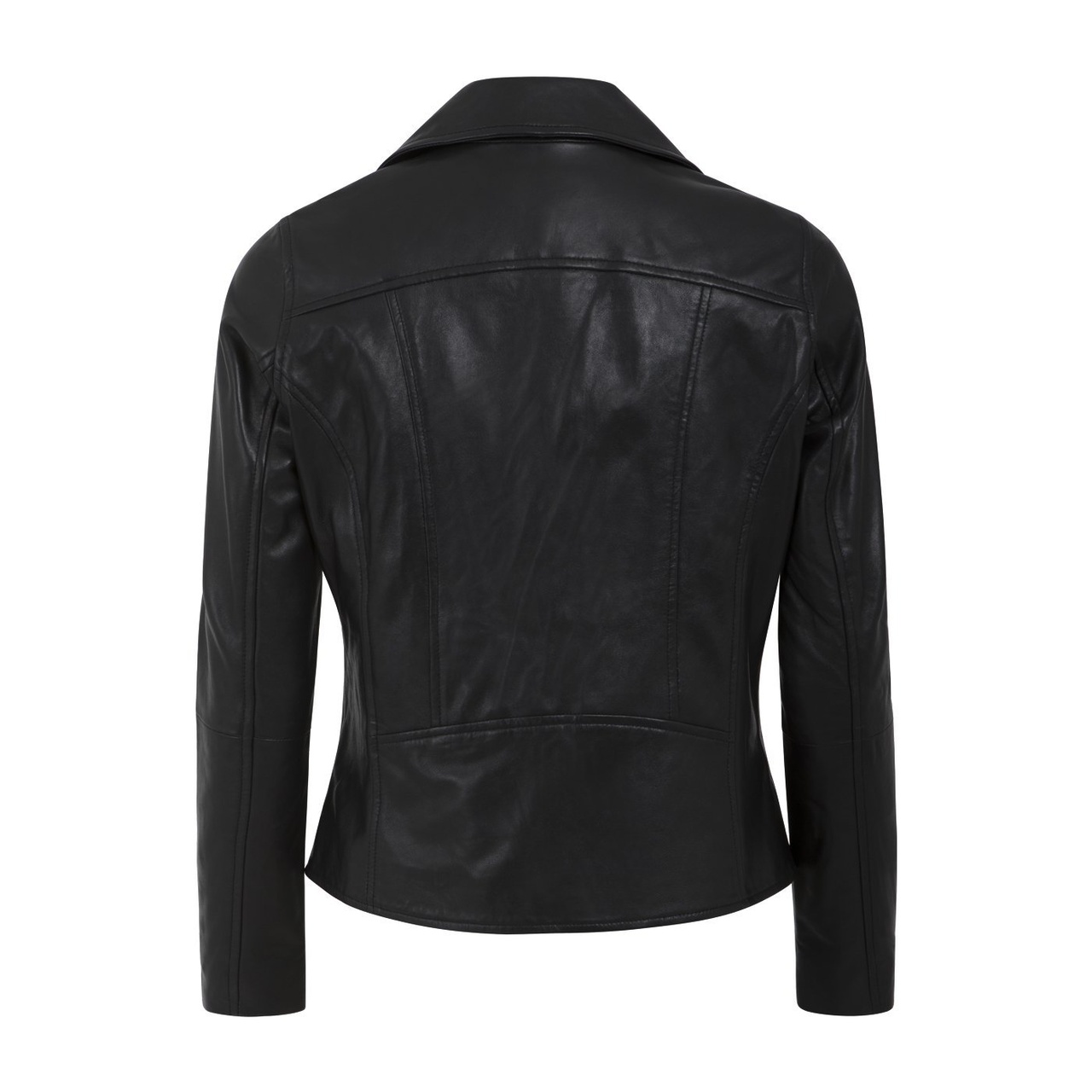 CC Heart Leather Jacket 40 Black
