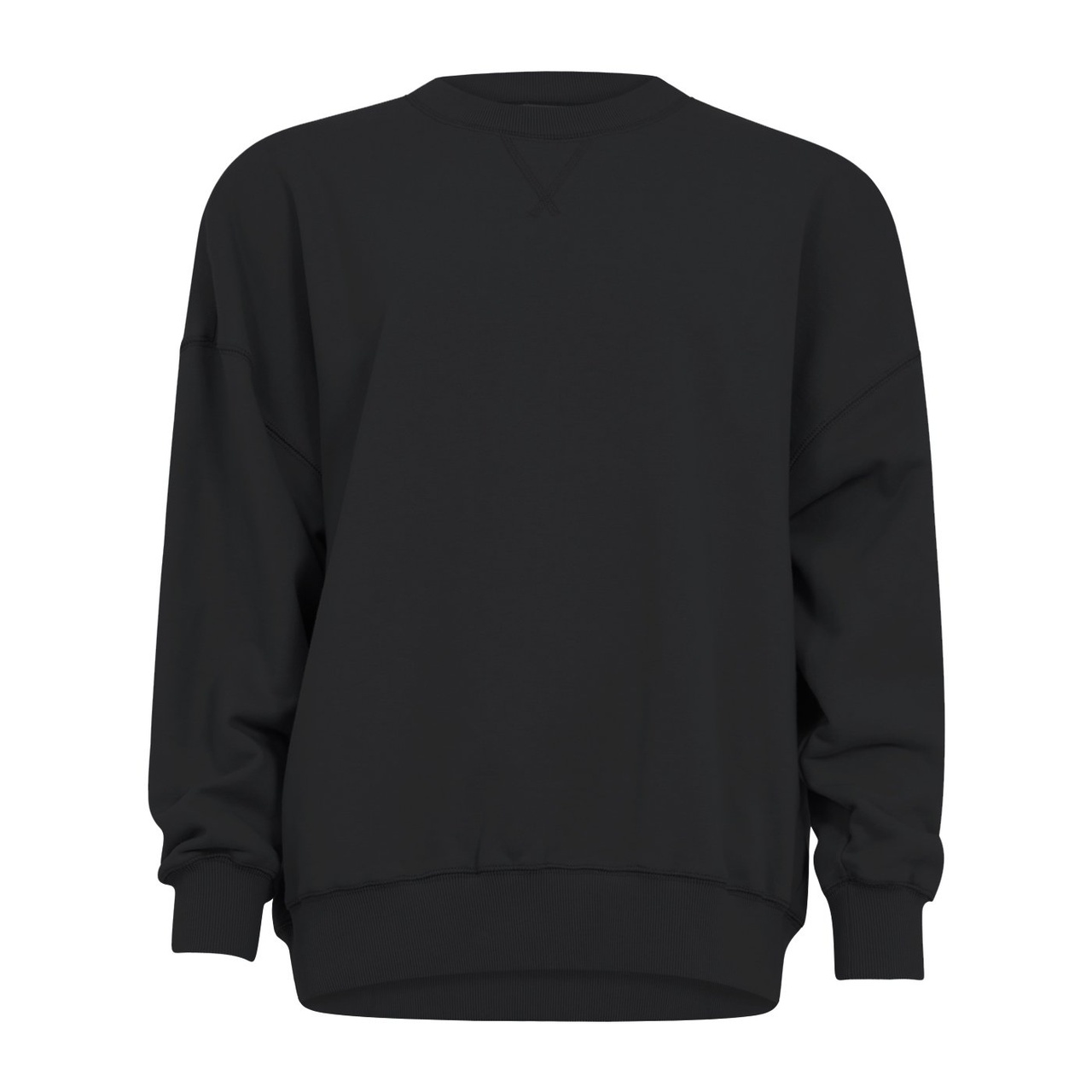 CC Heart Oversized Sweatshirt - Organic Cotton XS Black